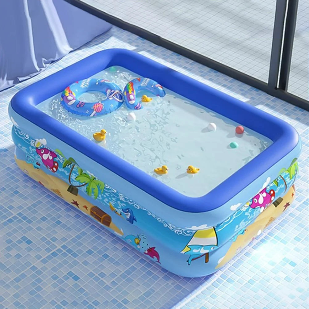 Inflatable Swimming Pool PVC Framed Swimming Pool for Toddler Kids