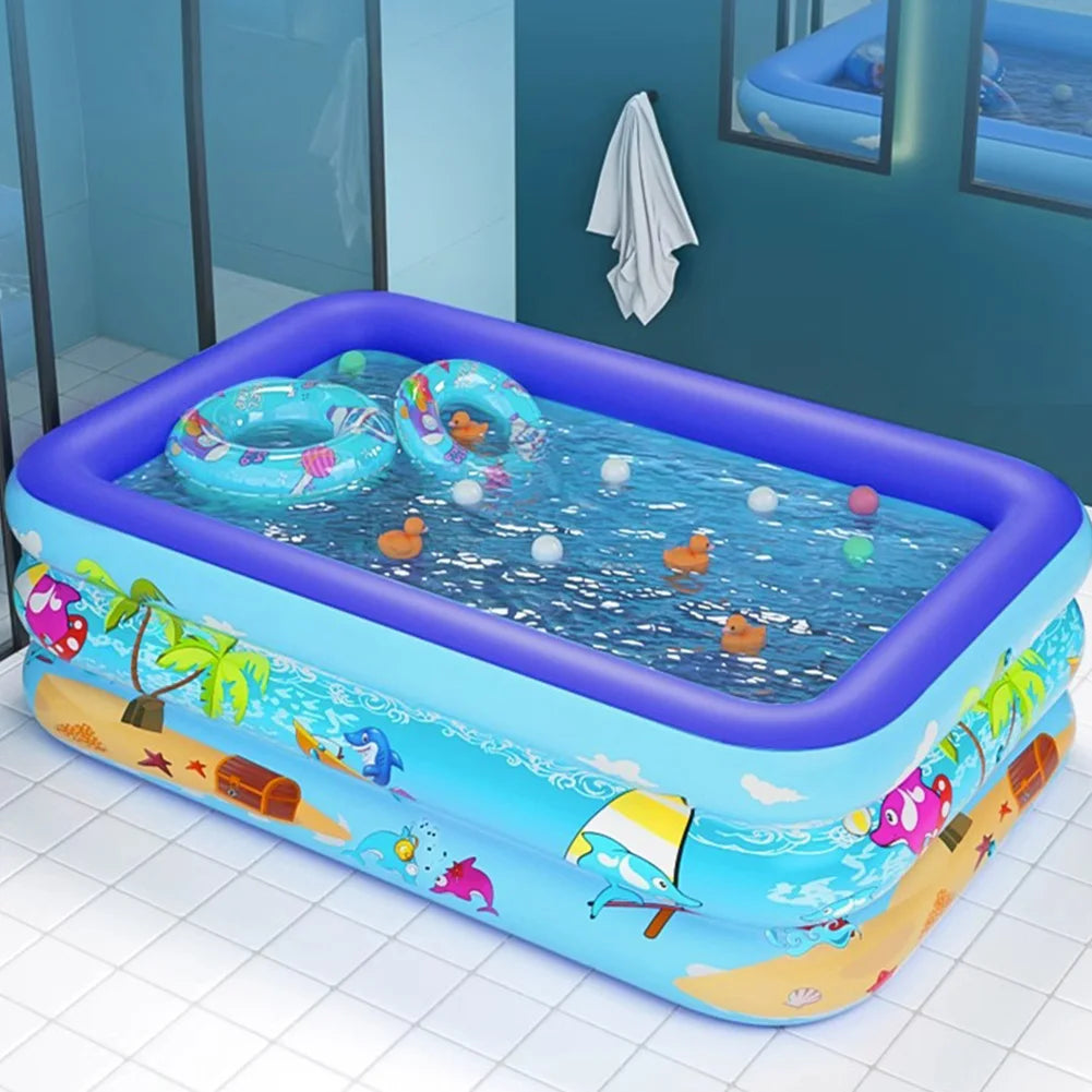 Inflatable Swimming Pool PVC Framed Swimming Pool for Toddler Kids