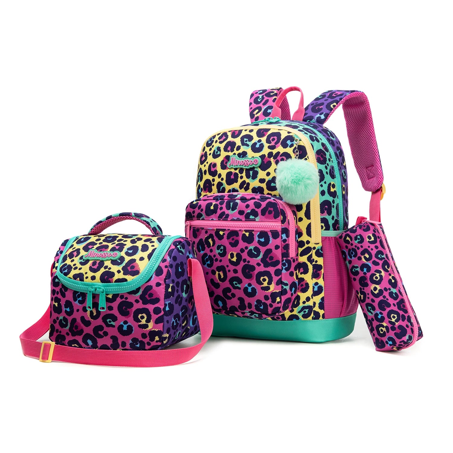 Backpack with Lunch Bag and Pencil Case.