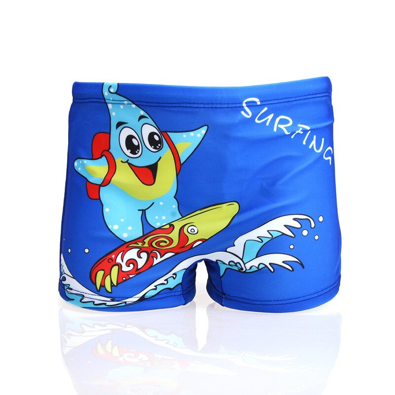 Baby Boy Swimming Trunks dinosaur fish Print Cartoon Bathing Suit