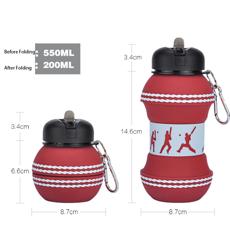 Silicone Folding Portable Drop-Proof And Leak-Proof Children Water Cup