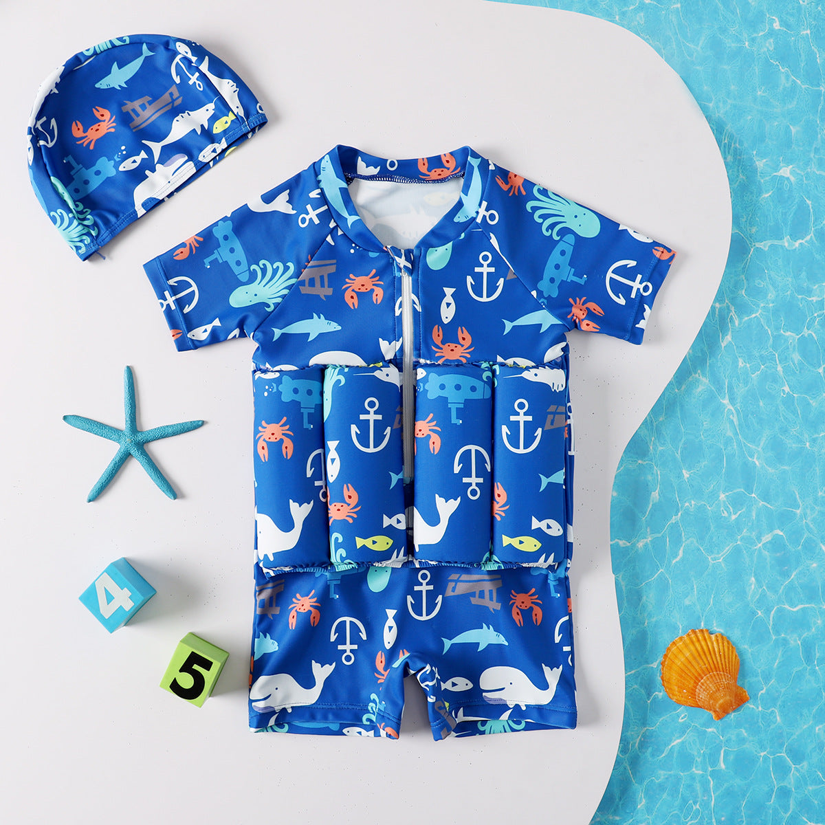 Eelhoe Children's Buoyancy Floating Swimsuit