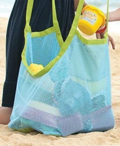 Foldable Portable Beach Mesh Storage Bag