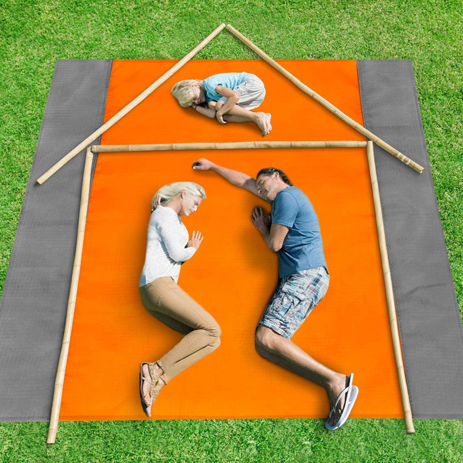 Extra Large 200 x 200cm Beach blanket Waterproof