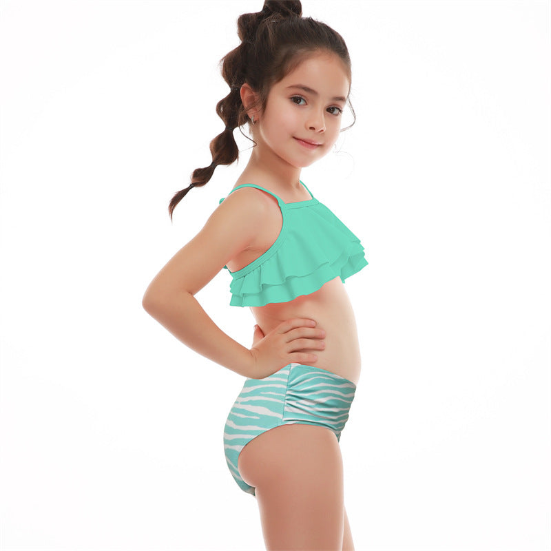 Double Ruffle Swimsuit