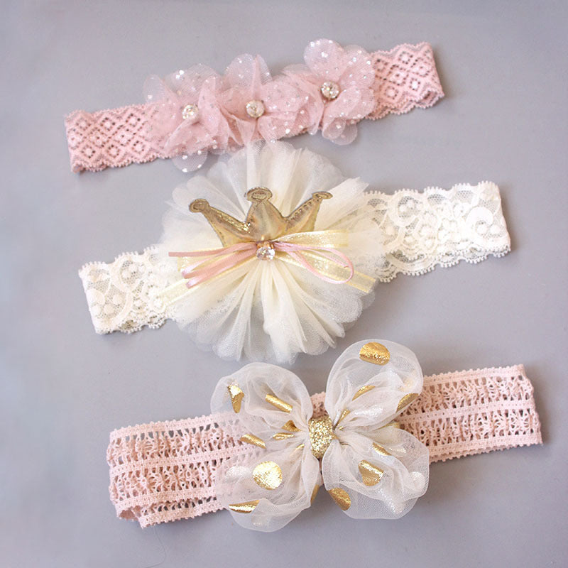 Korean Style Bow Flower Children's Guard Fontanelle Gift Box