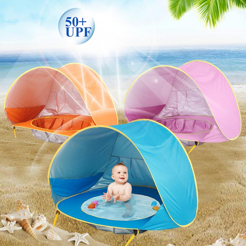 Summer Seaside Baby Beach Tent Pops Up