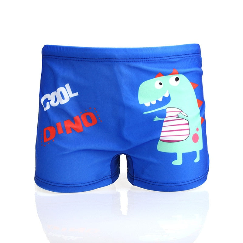 Baby Boy Swimming Trunks dinosaur fish Print Cartoon Bathing Suit