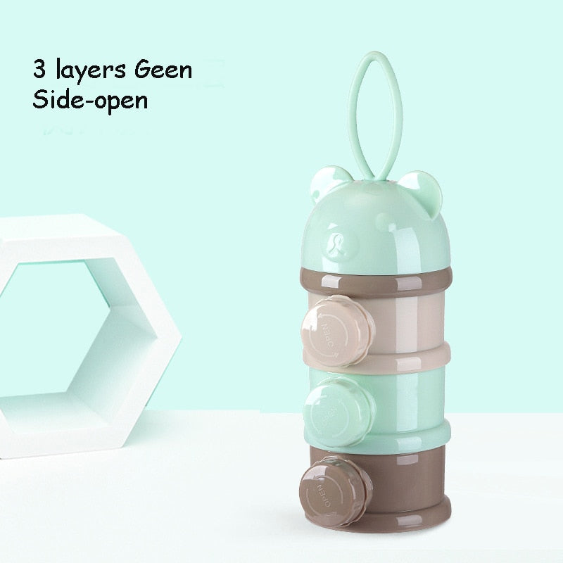 3 / 4 layers Bear Style Portable Baby Food Storage Container