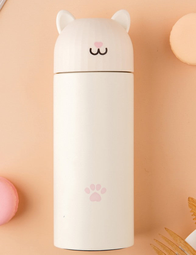 Stainless steel smart cat thermos mug
