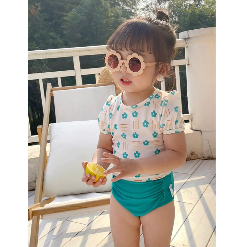 Cute High Waist Girl Swimsuit