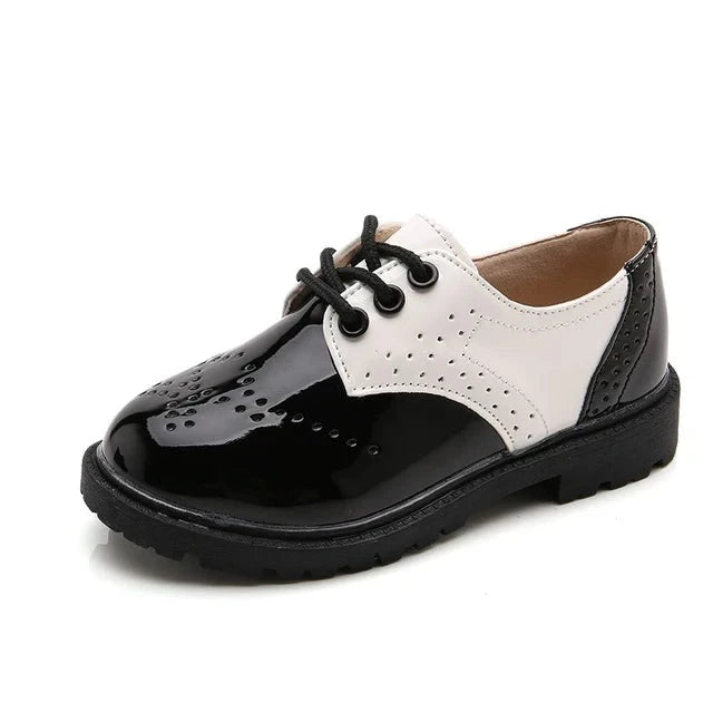BRITISH STYLE CHILDREN'S LEATHER FASHION SHOES