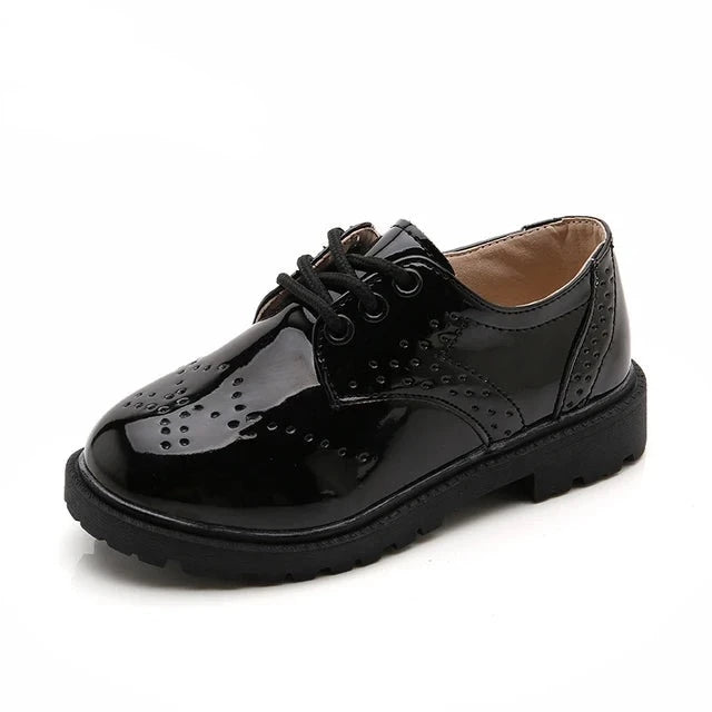 BRITISH STYLE CHILDREN'S LEATHER FASHION SHOES