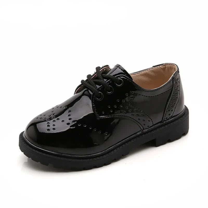 BRITISH STYLE CHILDREN'S LEATHER FASHION SHOES