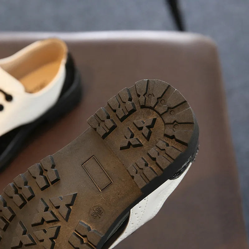 BRITISH STYLE CHILDREN'S LEATHER FASHION SHOES