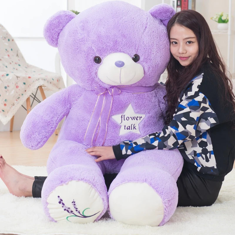 35 - 80cm Cute Purple Bear Plush Toys