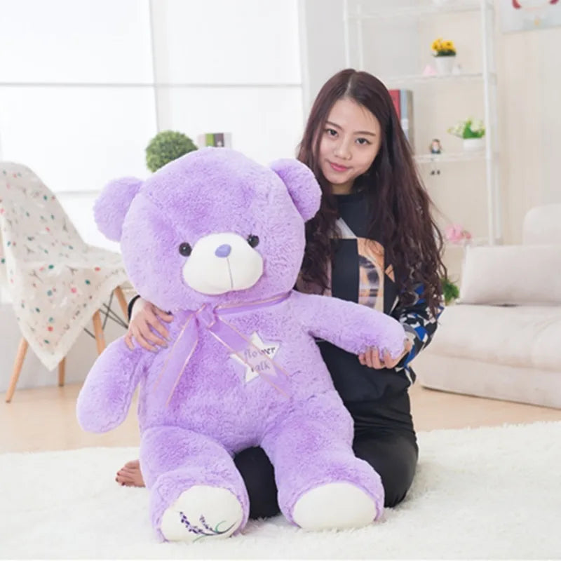 35 - 80cm Cute Purple Bear Plush Toys