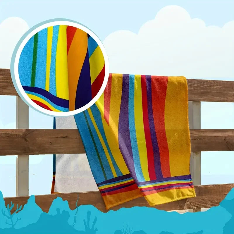 1/4pcs 70x35 Ultra-Soft Extra Large Beach Towel