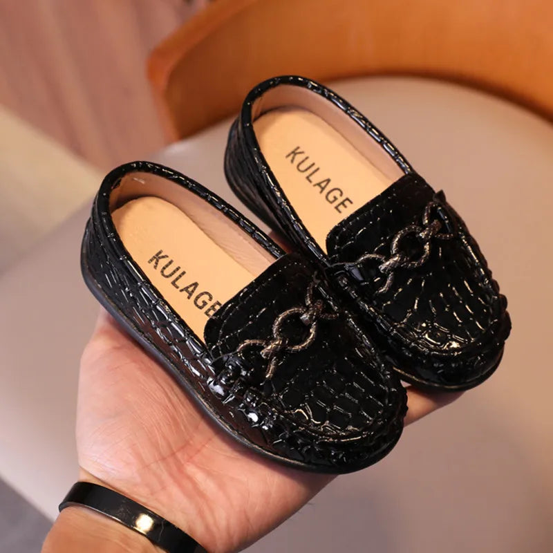 Buckle Chic Moccasins Flats