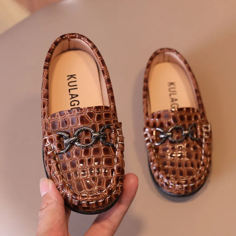 Buckle Chic Moccasins Flats