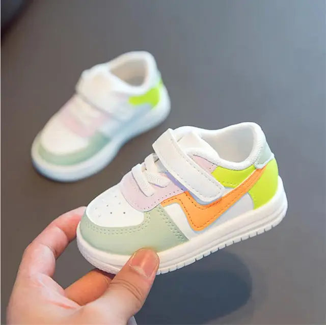BABY BOY LEATHER FASHION SNEAKER
