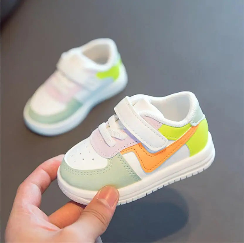 BABY BOY LEATHER FASHION SNEAKER