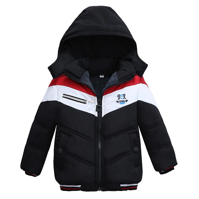 Baby boy winter cotton padded coat