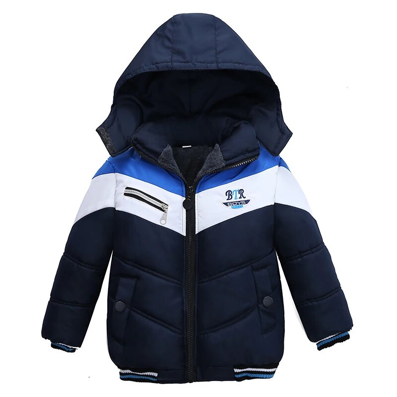 Baby boy winter cotton padded coat