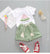 2pcs short sleeve girl set