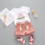 2pcs short sleeve girl set