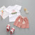 2pcs short sleeve girl set