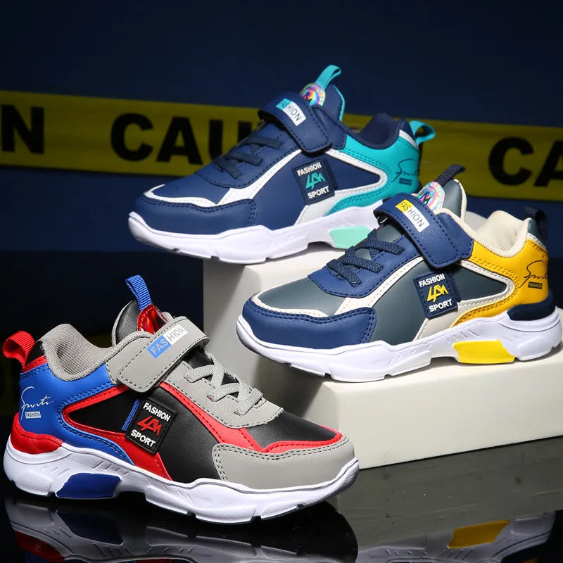 VALCRO DOUBLE NET SUMMER MESH CHILDREN'S SPORTS SHOES