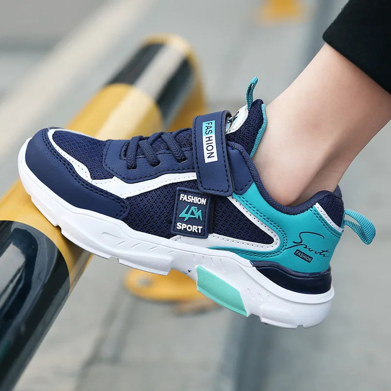 VALCRO DOUBLE NET SUMMER MESH CHILDREN'S SPORTS SHOES