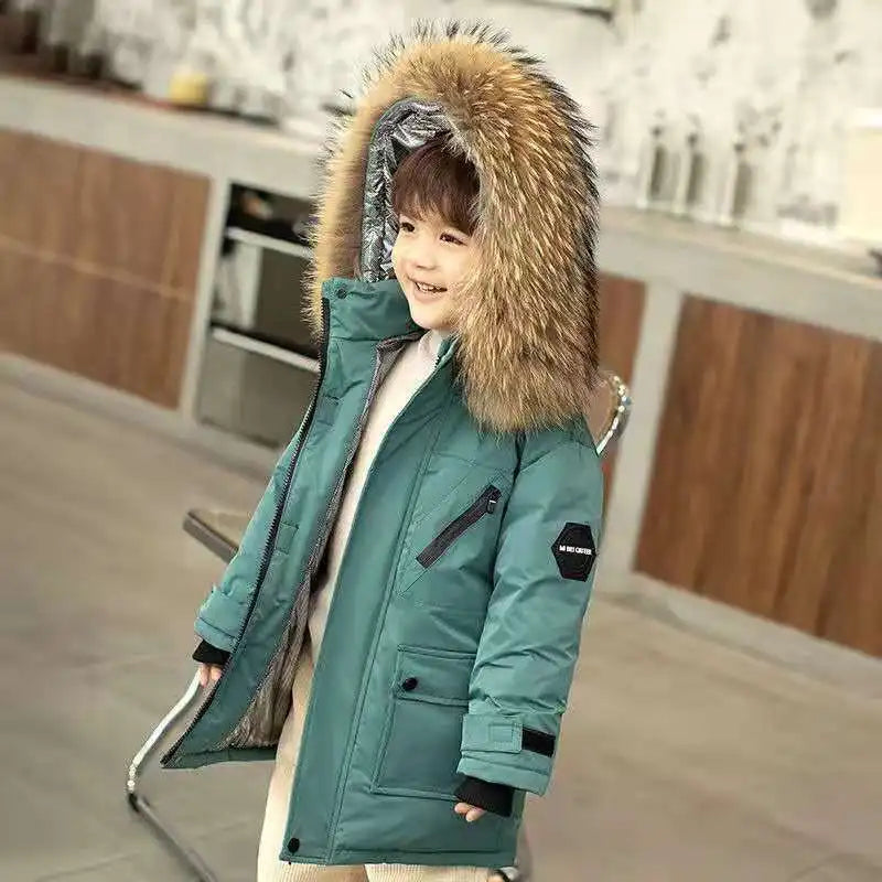 winter warm duck down jacket