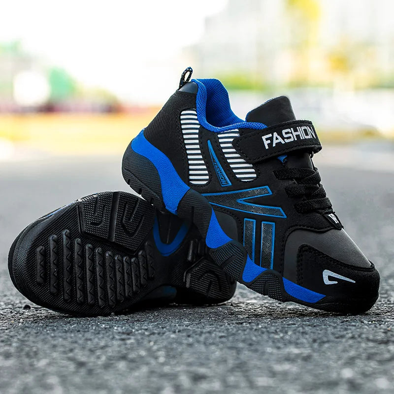 LEATHER FASHION BOYS SNEAKERS