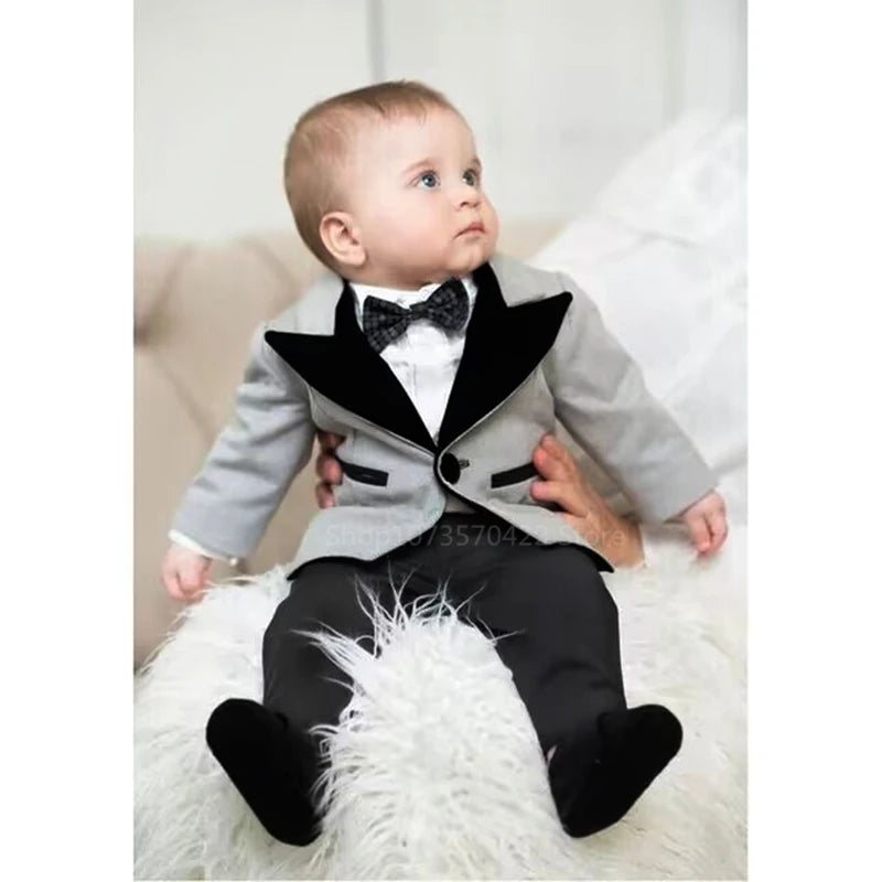 Children's Formal Suits Light Gray