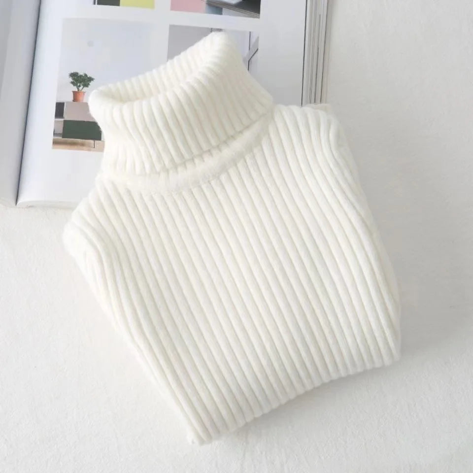 Fashion Girls Winter Turtleneck Knitted Sweaters