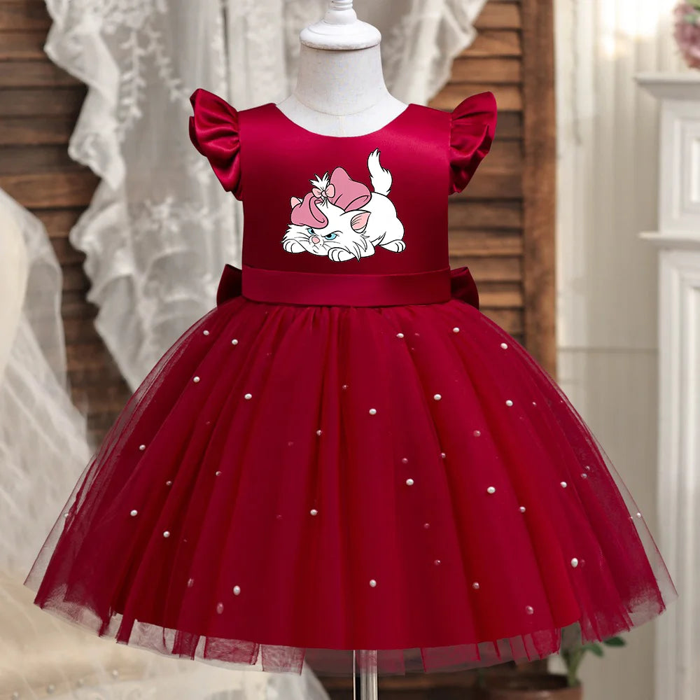 Marie Cat Toddler Girl  Dress