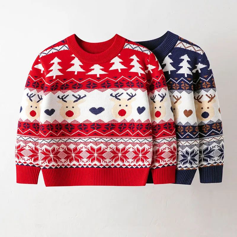 Christmas Reindeer Sweaters Boys & Girls