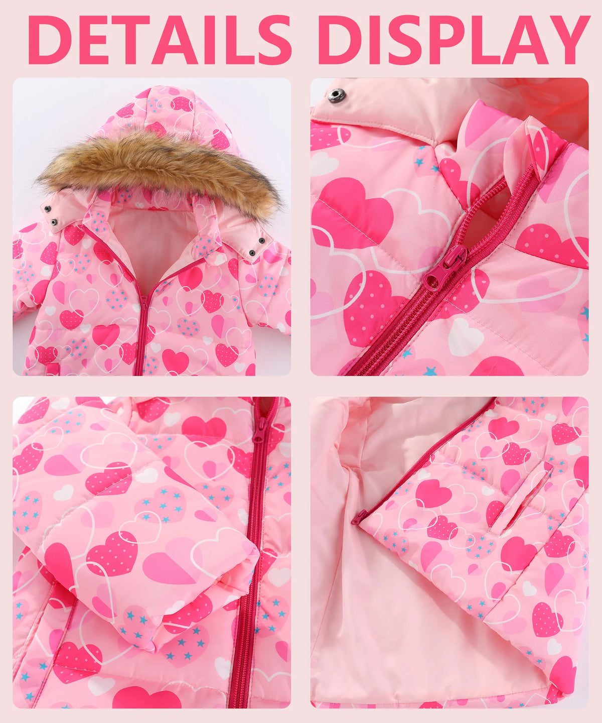 4-8T Kids Winter Warm Suit