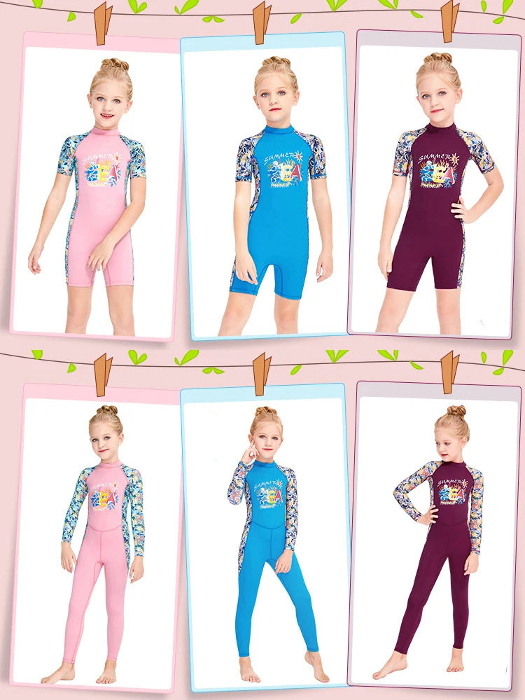 One Piece Swimsuits Girls Swimwear