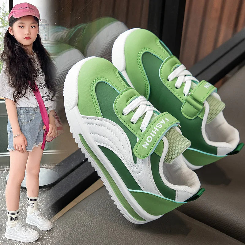 New Leather Upper Sneakers for Kids