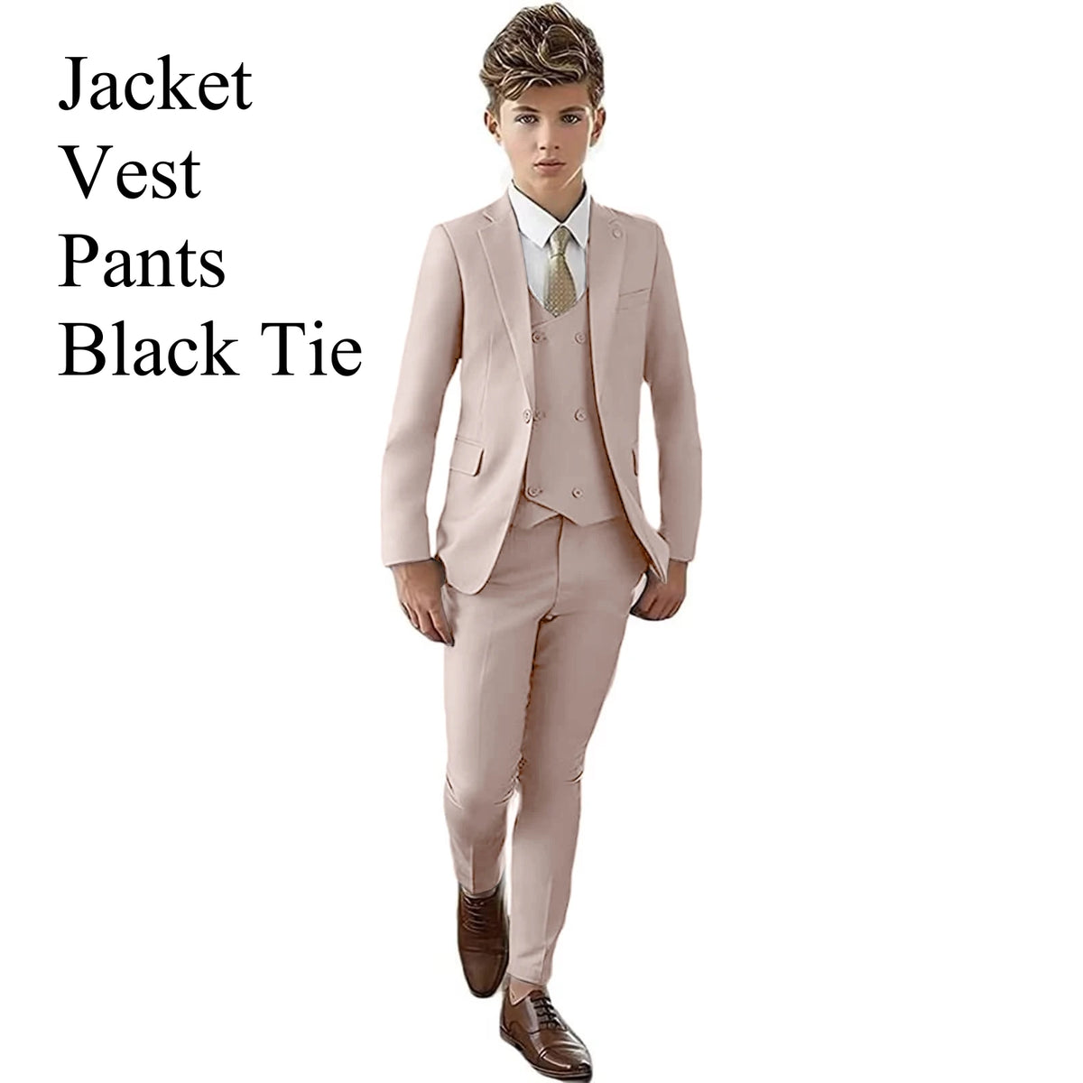 Classic 4-Piece Suits for Boys 3T-14