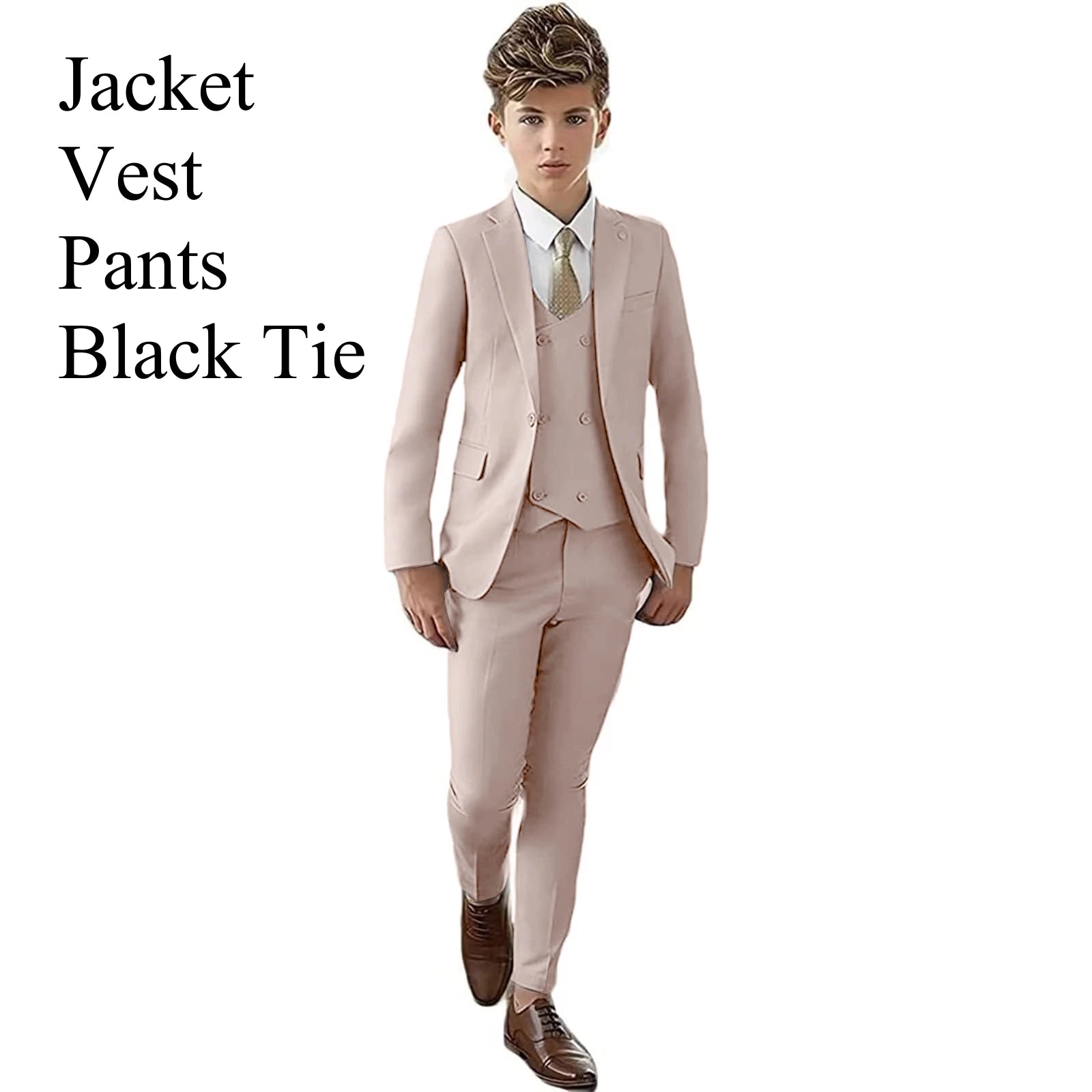 Classic 4-Piece Suits for Boys 3T-14