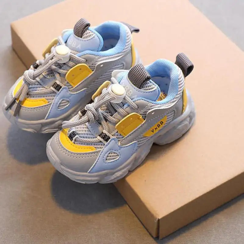 Breathable Mesh Little Kids Casual Sneakers