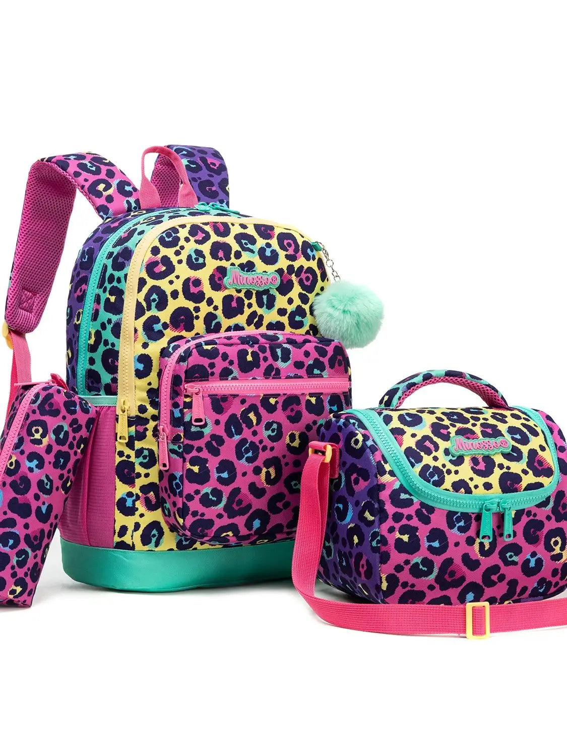 Backpack  with Lunch Bag and Pencil Case.
