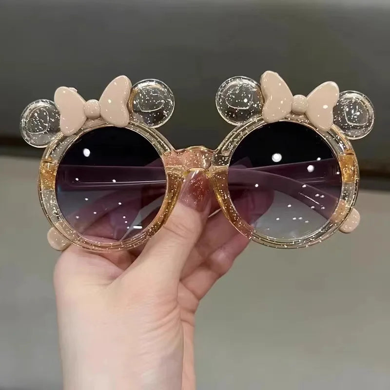 Cute Crystal Bow Girls  Sunglasses