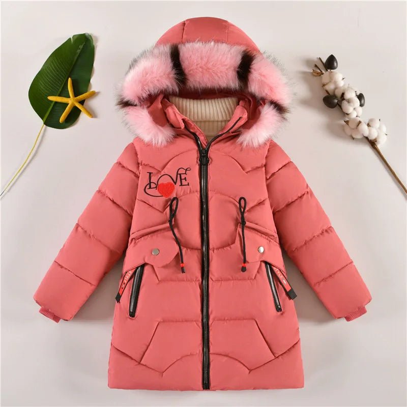 Thick Cotton Jackets  For Girls