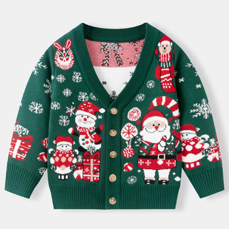 Christmas  Knitting Cardigan Coat