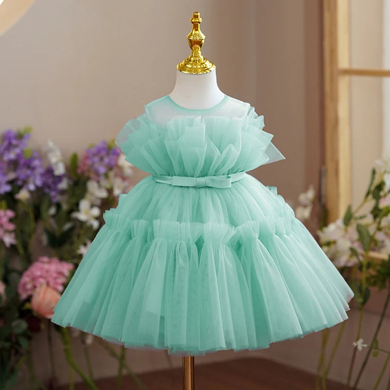 Flower  Princess Dresses for Girls 1-5 Yrs